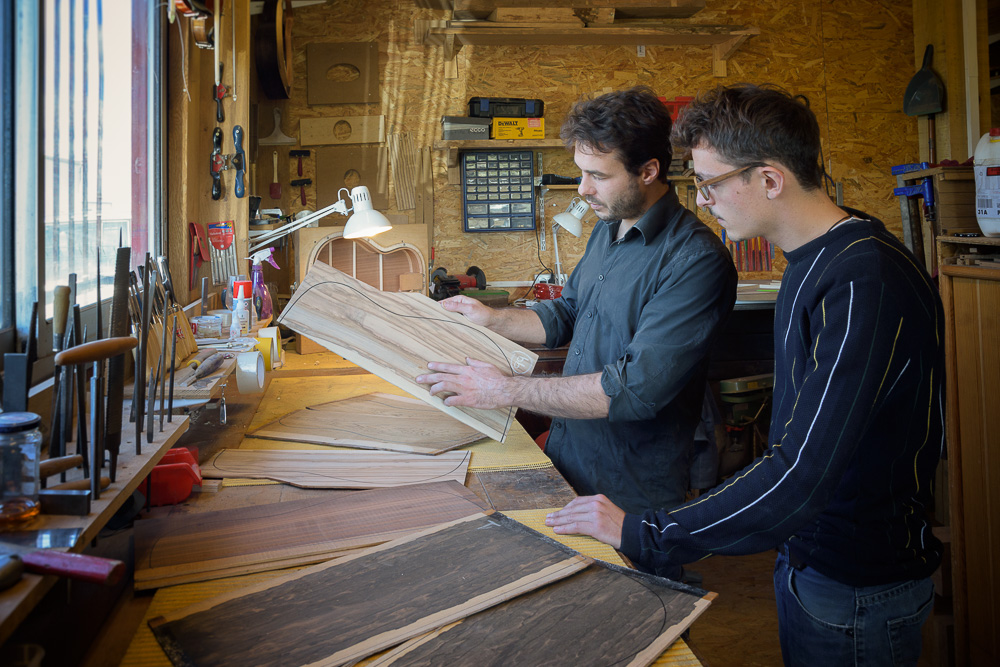 fabrication d'instrument en atelier